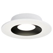 Maxim Crisp 1Lt 5" LED Recessed DownLight 3000K Round, WH/BK - 87664WTBK