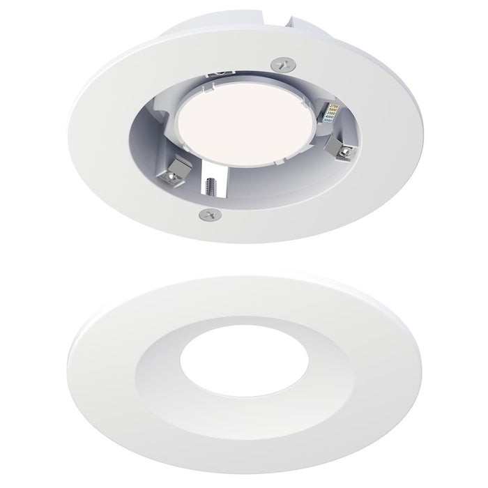 Maxim Lighting Crisp 1 Light 5" LED Recessed DownLight CCT/Round, WH