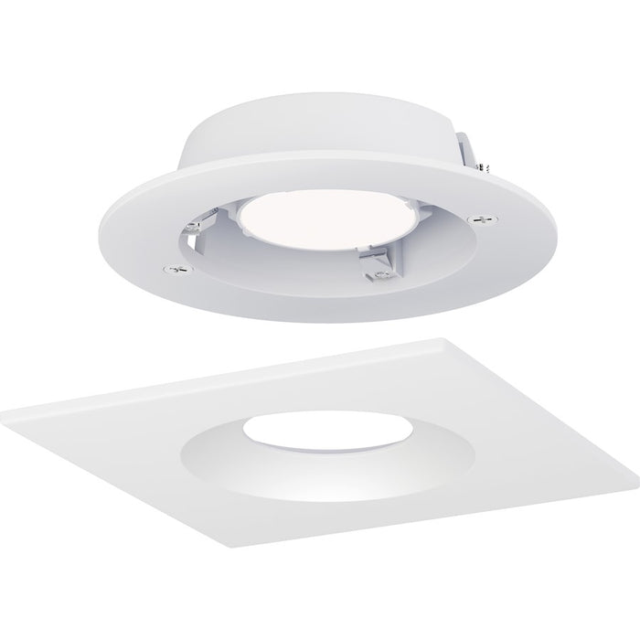 Maxim Lighting Crisp 1Lt 5" LED Recessed DownLight 3000K Square, White