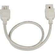 Maxim Lighting CounterMax MXInterLink4 18in Connector Cord | White Finish | Under Cabinet Lighting Accessory | 18 x 1 x 0.5 in | Model 87877WT
