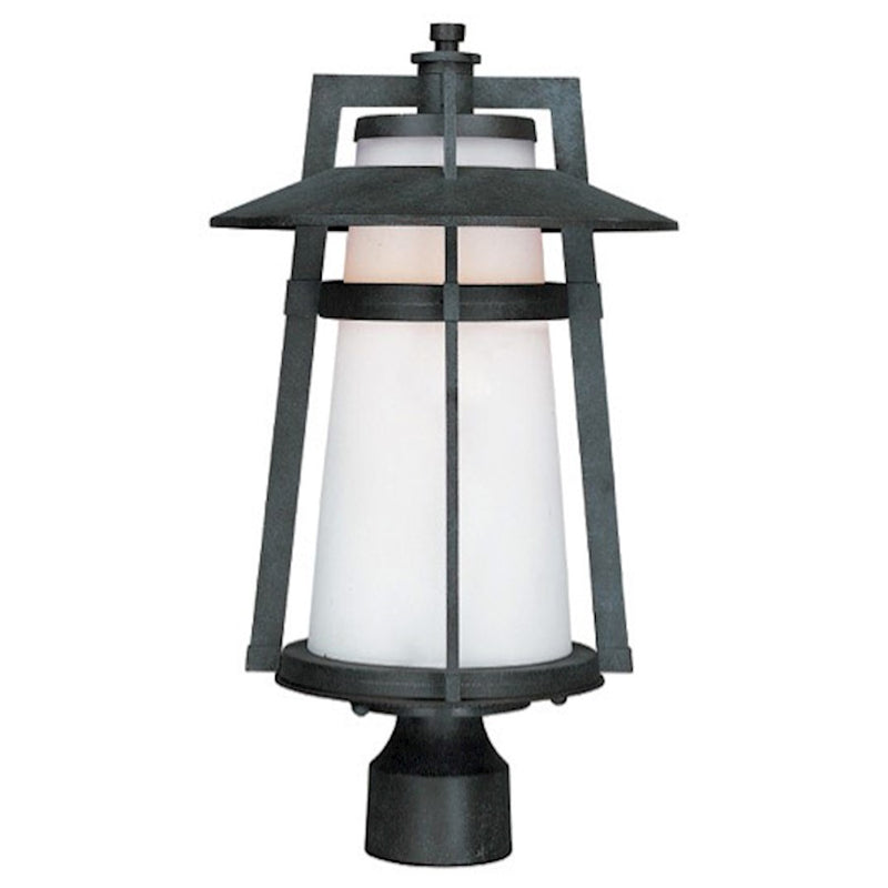 Maxim Calistoga LED 1-Light Outdoor Pole/Post Lantern in Adobe
