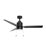 Maxim Lighting Falcon Pull 1 Light Indoor Ceiling Fan, Black - 88707BK