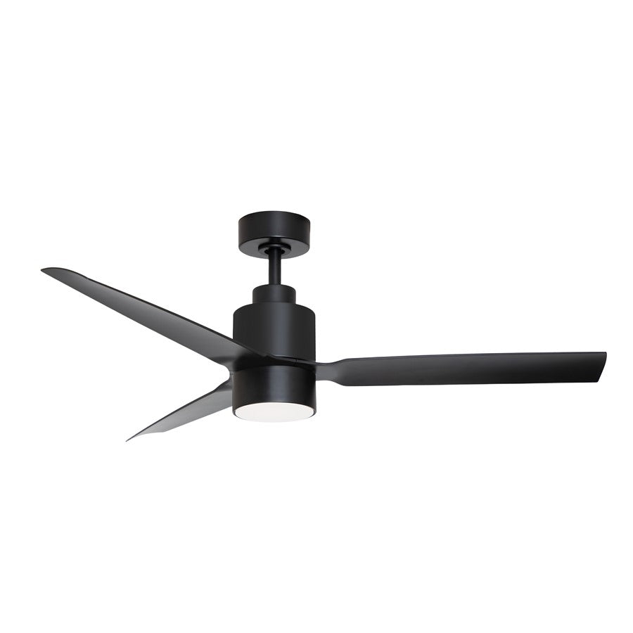 Maxim Lighting Falcon Wet 1 Light Indoor Ceiling Fan, Black - 88717BK