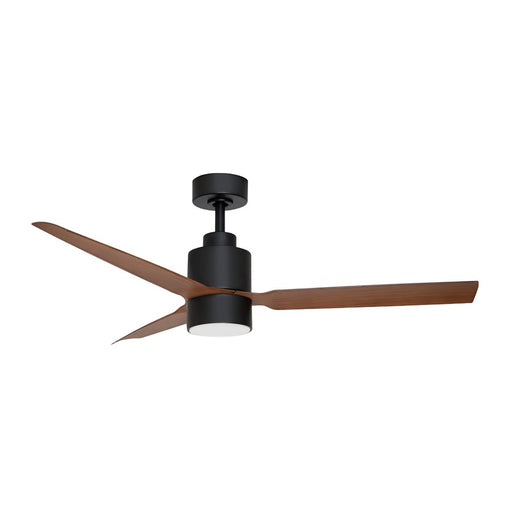 Maxim Lighting Falcon Wet 1 Light Indoor Ceiling Fan, Black/Walnut - 88717BKWN