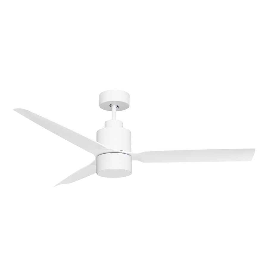 Maxim Lighting Falcon Wet 1 Light Indoor Ceiling Fan, Matte White - 88717MW