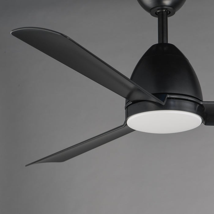 Maxim Lighting Seaborne 1 Light 15" Outdoor Ceiling Fan, Black