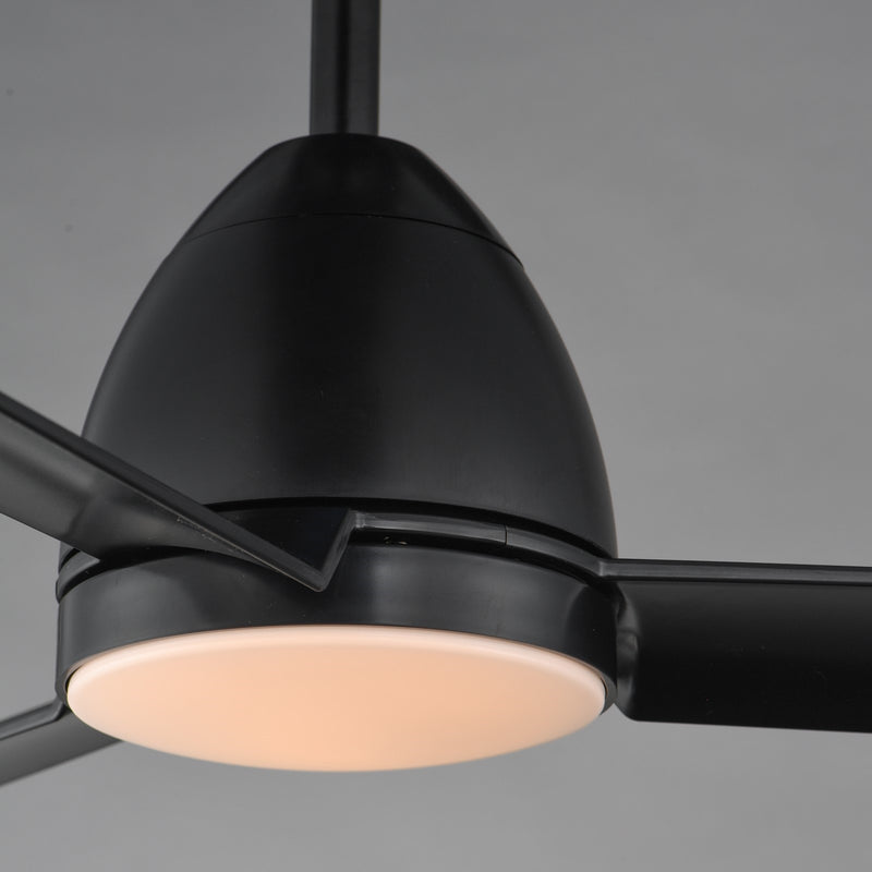 Maxim Lighting Seaborne 1 Light 15" Outdoor Ceiling Fan, Black