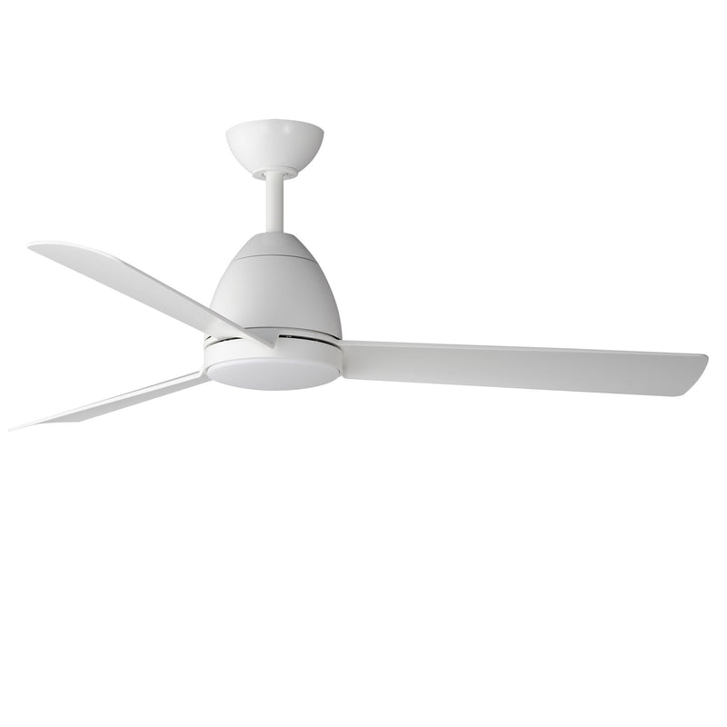 Maxim Lighting Seaborne 1 Light 15" Outdoor Ceiling Fan, Matte White
