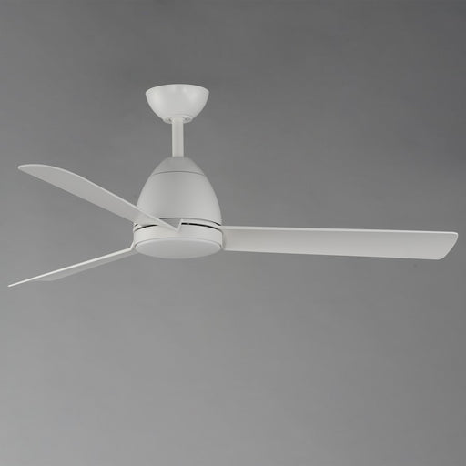 Maxim Lighting Seaborne 1 Light 15" Outdoor Ceiling Fan, Matte White