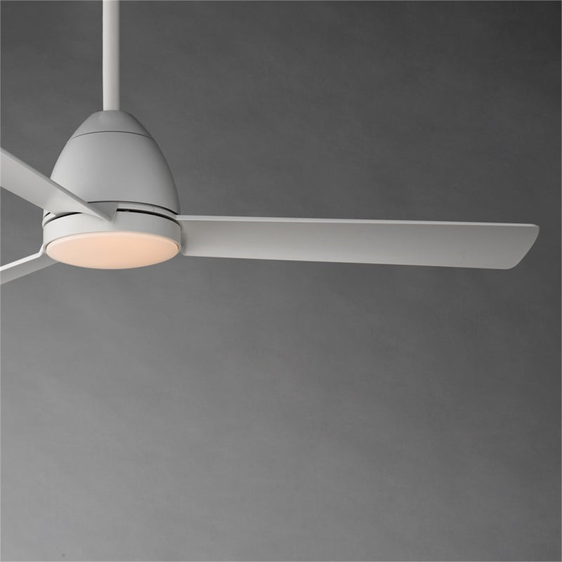 Maxim Lighting Seaborne 1 Light 15" Outdoor Ceiling Fan, Matte White
