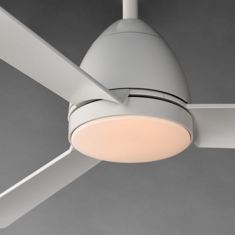 Maxim Lighting Seaborne 1 Light 15" Outdoor Ceiling Fan, Matte White