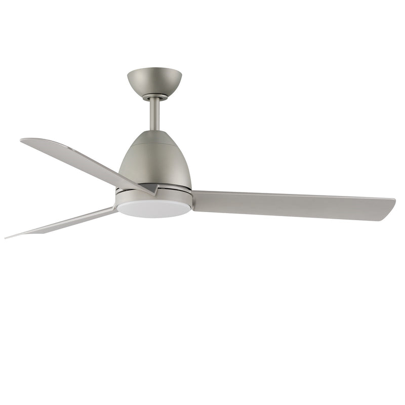 Maxim Lighting Seaborne 1 Light 15" Outdoor Ceiling Fan, Satin Nickel