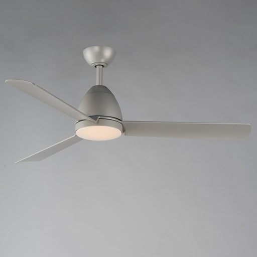 Maxim Lighting Seaborne 1 Light 15" Outdoor Ceiling Fan, Satin Nickel