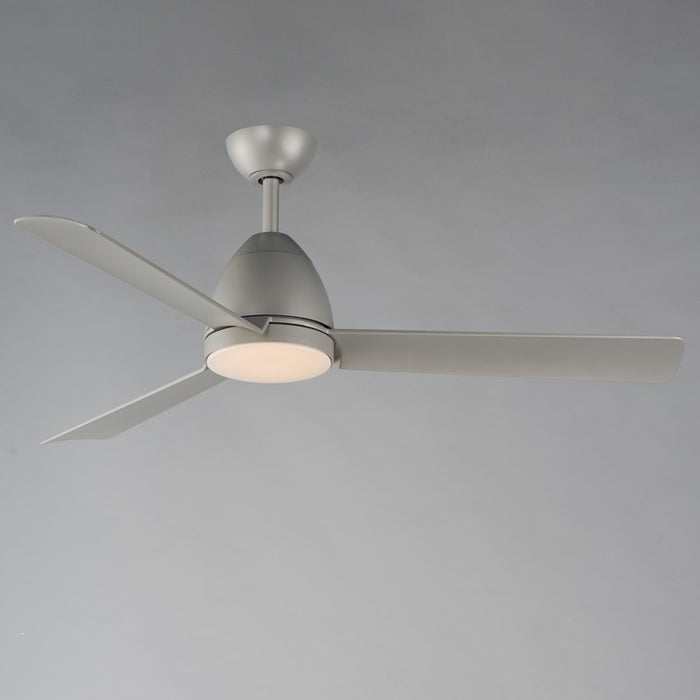 Maxim Lighting Seaborne 1 Light 15" Outdoor Ceiling Fan, Satin Nickel