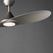 Maxim Surf 56in 2-Blade Marine Grade Ceiling Fan | Coastal Satin Nickel and White PC | Covered Patio & Coastal Living | Model 88742WTSN