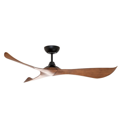 Maxim Lighting Keanu 56" Indoor/Outdoor Ceiling Fan, Black/Walnut - 88754BKWN