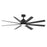 Maxim Lighting Condor 1 Light 14.5" Indoor Ceiling Fan, Black/White - 88767WTBK
