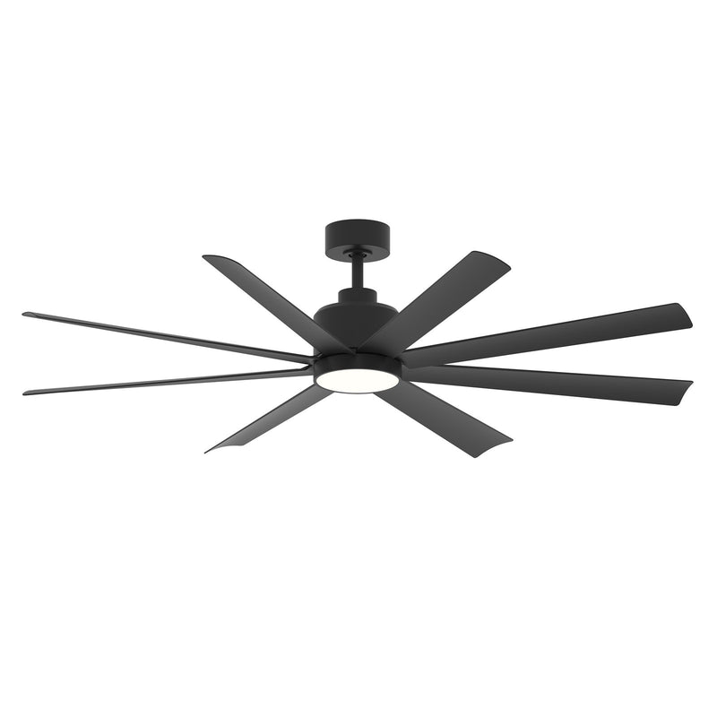Maxim Lighting Condor 1 Light 14.5" Indoor Ceiling Fan, Black/White