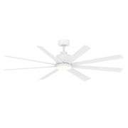 Maxim Lighting Condor 1 Light 14.5" Indoor Ceiling Fan, White/White - 88767WTMW