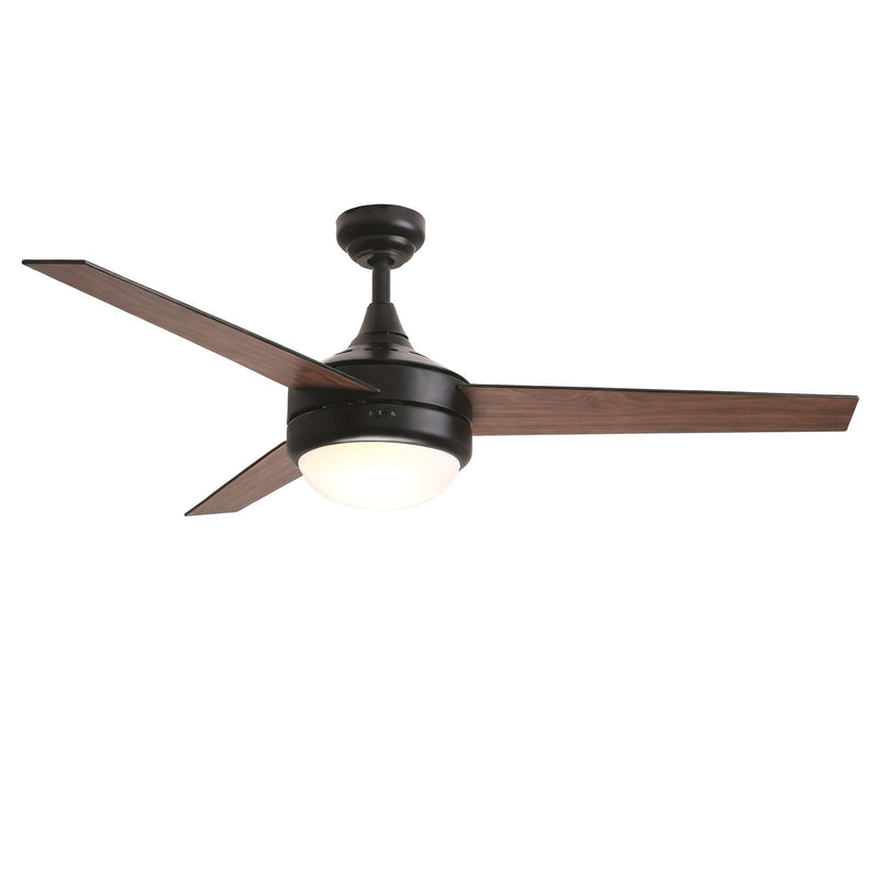 Maxim Lighting Trio 2 Light 17.5" Indoor Ceiling Fan, Black