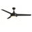 Maxim Lighting Trio 2 Light 17.5" Indoor Ceiling Fan, Black