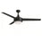 Maxim Lighting Trio 2 Light 17.5" Indoor Ceiling Fan, Black