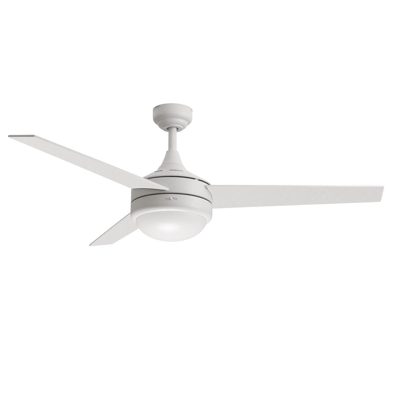 Maxim Lighting Trio 2 Light 17.5" Indoor Ceiling Fan, Matte White