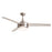 Maxim Lighting Trio 2 Light 17.5" Indoor Ceiling Fan, Satin Nickel