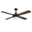Maxim Lighting Quattro 1 Light 17.5" Indoor Ceiling Fan, Black