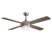 Maxim Lighting Quattro 1 Light 17.5" Indoor Ceiling Fan, Satin Nickel - 88784SN