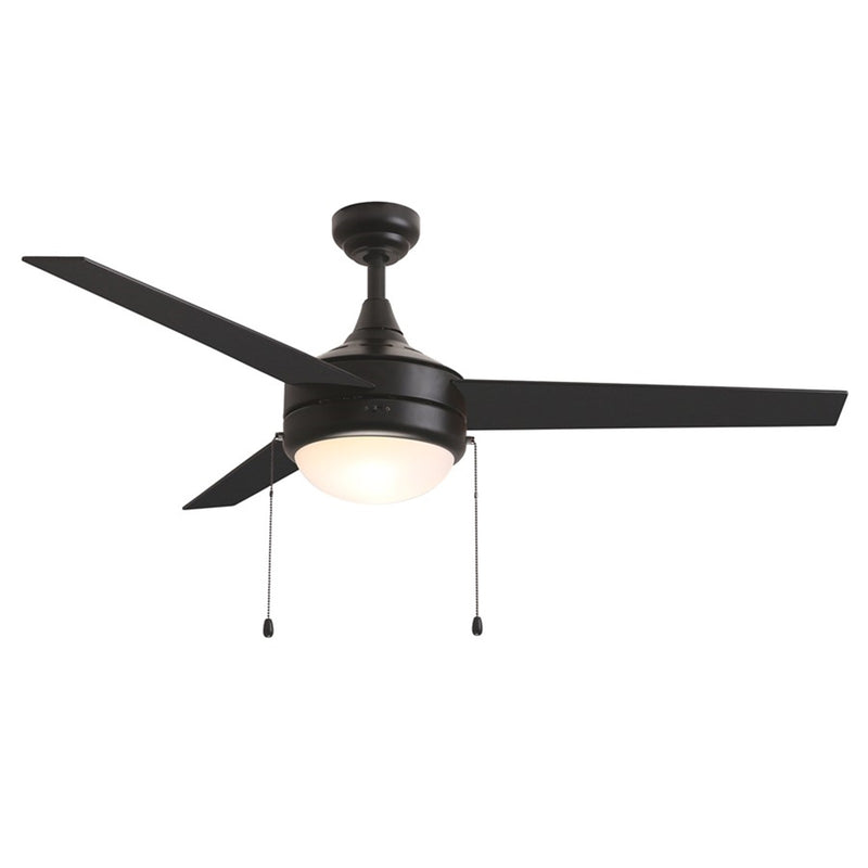 Maxim Lighting Trio 2Lt 17.5" Indoor Ceiling Fan/Pull Chain, Black