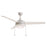 Maxim Lighting Trio 2Lt 17.5" Indoor Ceiling Fan/Pull Chain, Matte Wht - 88793MW