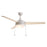 Maxim Lighting Trio 2Lt 17.5" Indoor Ceiling Fan/Pull Chain, Matte Wht