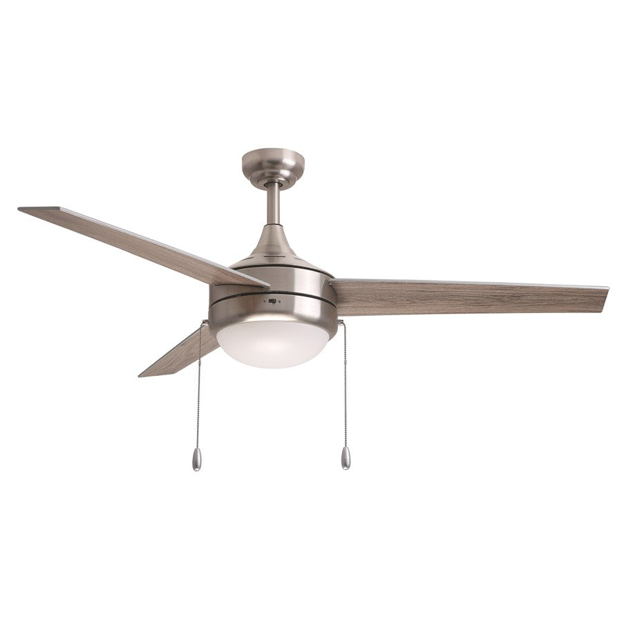 Maxim Lighting Trio 2Lt 17.5" Indoor Ceiling Fan/Pull Chain, Nickel - 88793SN