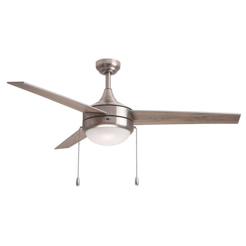 Maxim Lighting Trio 2Lt 17.5" Indoor Ceiling Fan/Pull Chain, Nickel