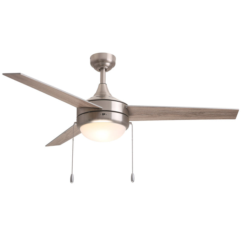 Maxim Lighting Trio 2Lt 17.5" Indoor Ceiling Fan/Pull Chain, Nickel