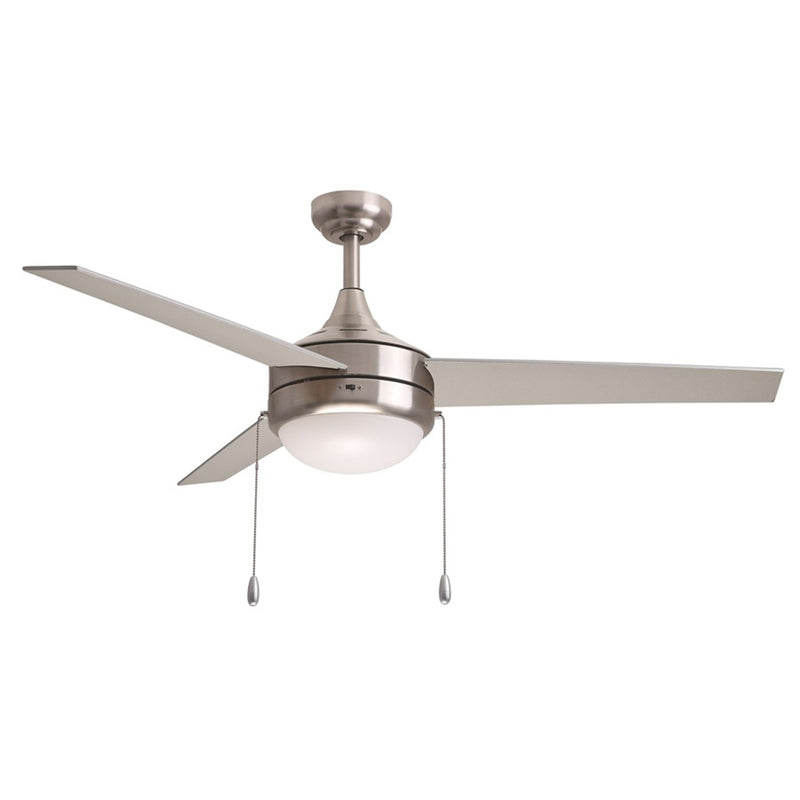 Maxim Lighting Trio 2Lt 17.5" Indoor Ceiling Fan/Pull Chain, Nickel