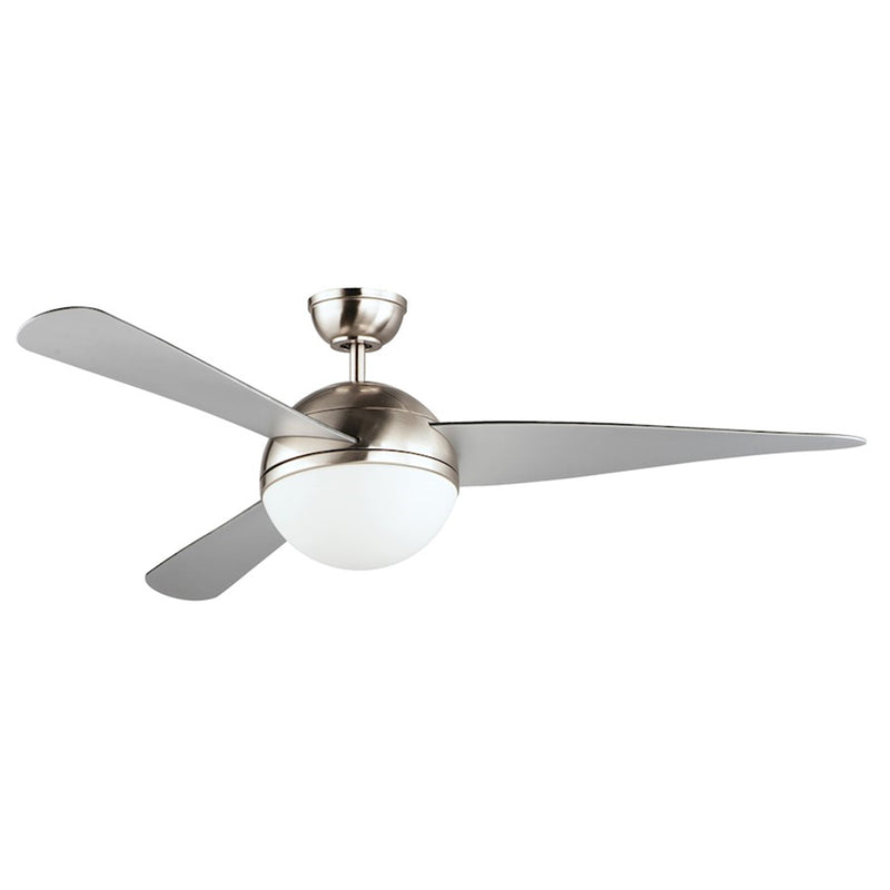 Maxim Lighting Cupola 2 Light 52" Indoor Ceiling Fan, Satin Nickel
