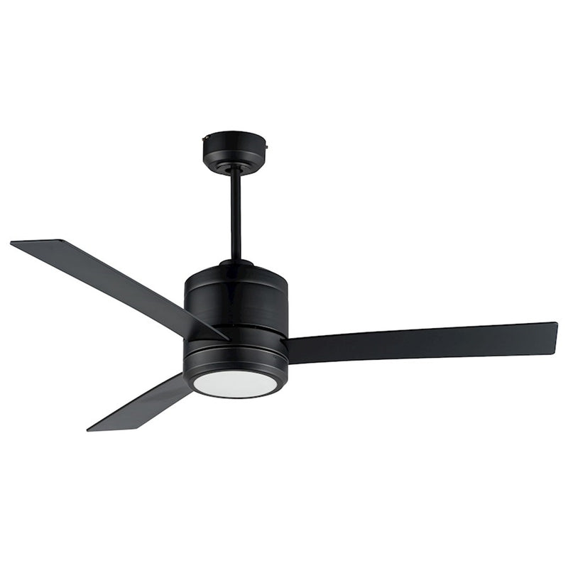 Maxim Lighting Tanker 52" Black Outdoor LED Fan, Black