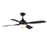 Maxim Lighting Bola 1 Light Indoor Ceiling Fan, Black - 88811BK