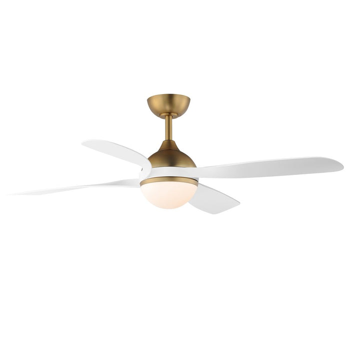 Maxim Lighting Bola 1 Light Indoor Ceiling Fan, Natural Aged Brass - 88811NAB