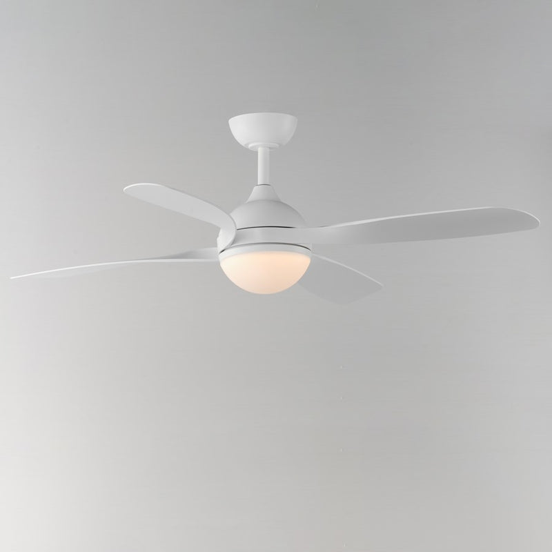 Maxim Lighting Bola 1 Light Indoor Ceiling Fan, White