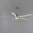 Maxim Lighting Daisy 1 Light 60" 5 Blade Fan w LED Light Kit, Nickel