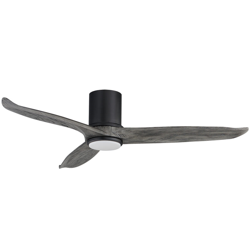 Maxim Lighting Woodwind 1Lt 10.5" Ceiling Fan, Blk/Grey/Wht
