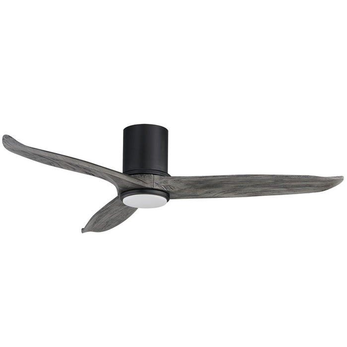 Maxim Lighting Woodwind 1Lt 10.5" Ceiling Fan, Blk/Grey/Wht - 88830WTBKGWD