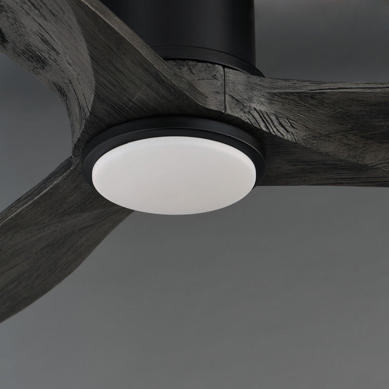 Maxim Lighting Woodwind 1Lt 10.5" Ceiling Fan, Blk/Grey/Wht