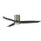 Maxim Lighting Woodwind 1Lt 10.5" Indoor Ceiling Fan, Nickel/White - 88830WTSN