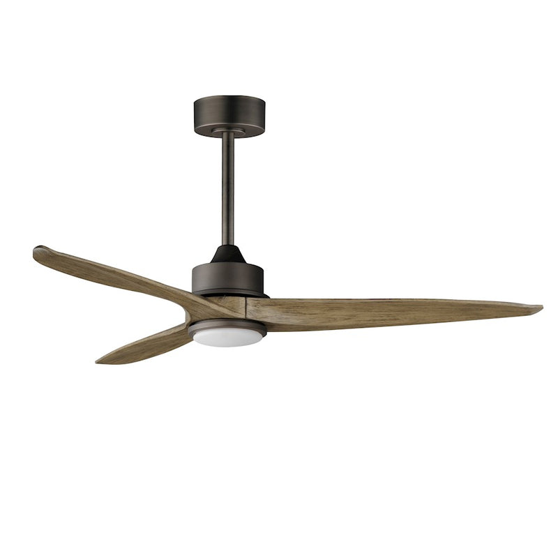 Maxim Lighting Woodwind 1Lt 52" Solid Wood Blade Fan/LED Kit, CBZ