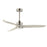 Maxim Lighting Woodwind 1Lt 52" Indoor Ceiling Fan, Nickel/White - 88831SNWWT