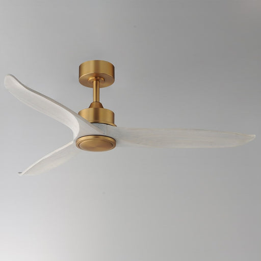 Maxim Lighting Woodwind 1Lt 52" Indoor Ceiling Fan, Brass/White